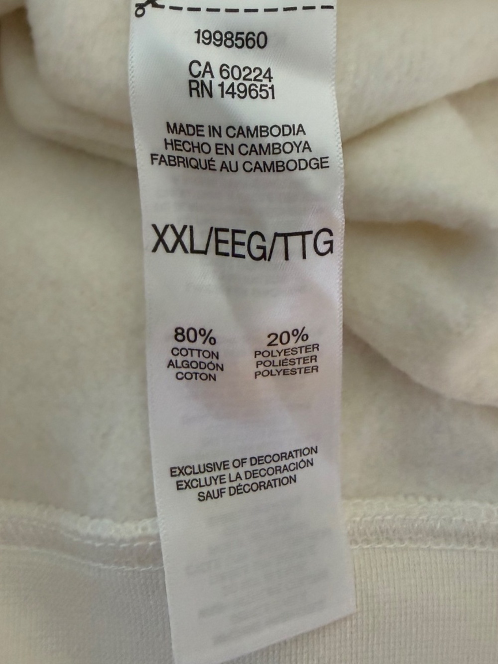 NWT Vintage Esprit Crewneck Sweatshirt XXL - Picture 6 of 9
